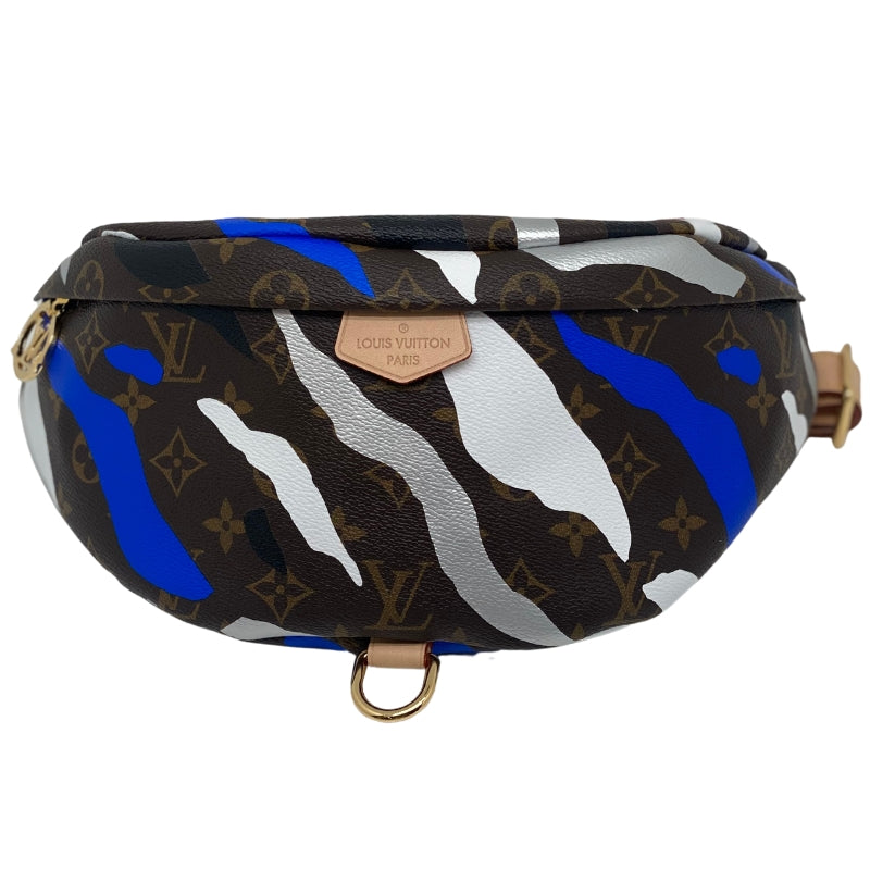 Louis Vuitton x LOL Classic LV Monogram Abstract Blue, Black, Silver, and White Stripe