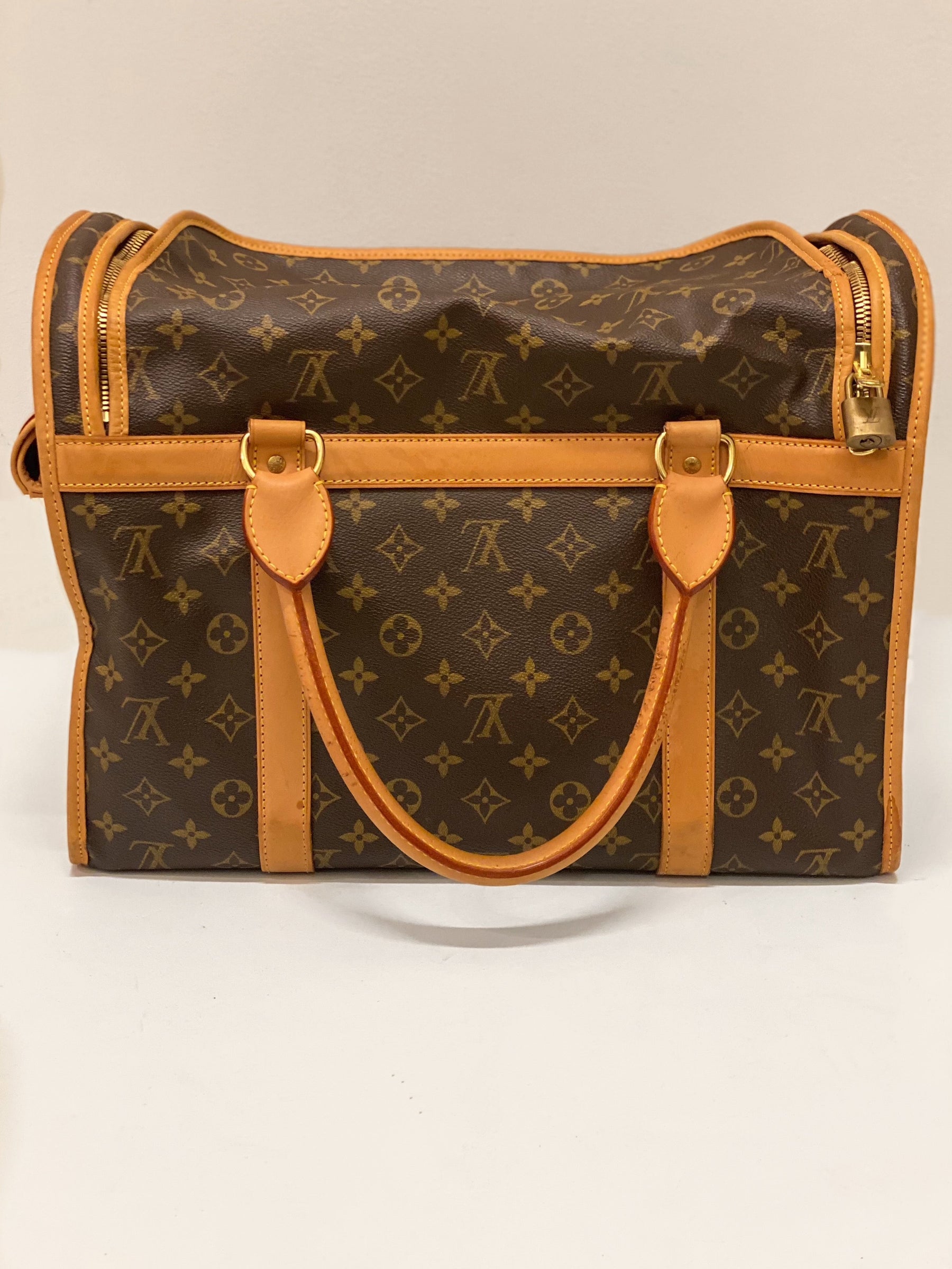 Louis Vuitton Monogram Sac Chien Pet Carrier 40