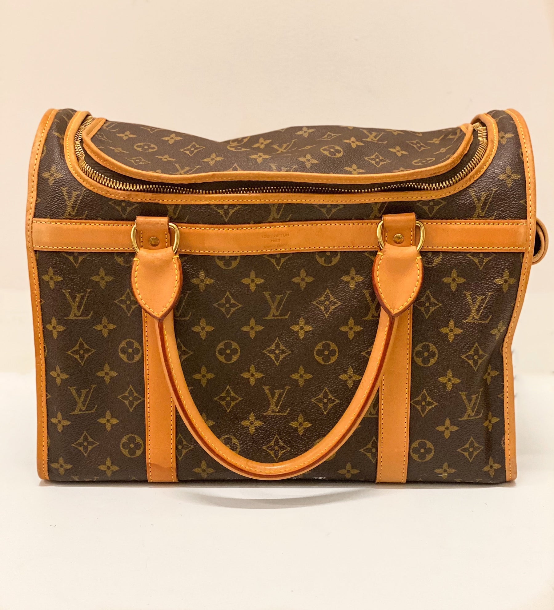 Louis Vuitton Monogram Sac Chien Pet Carrier 40