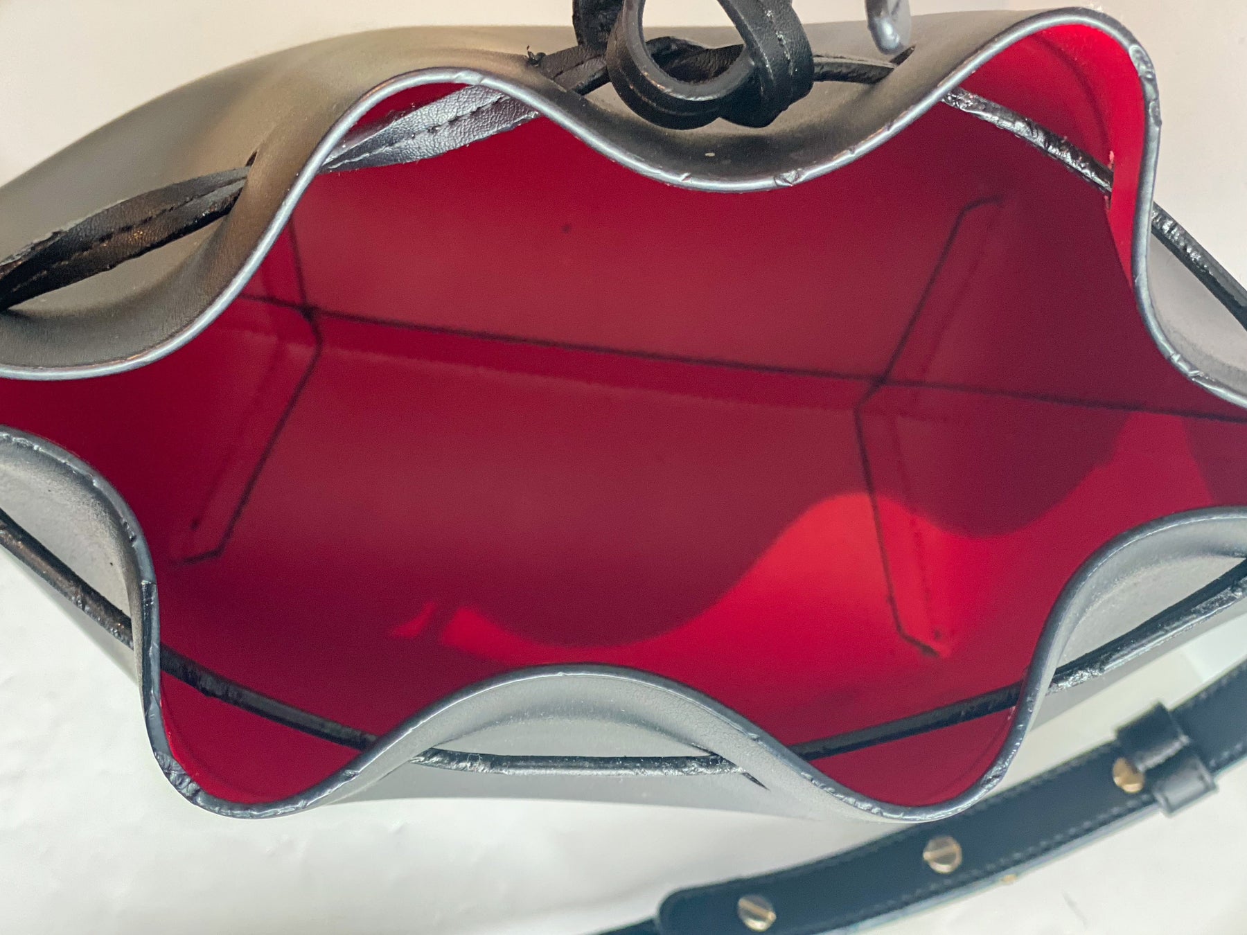 Mansur Gavriel Mini Bucket Bag Interior