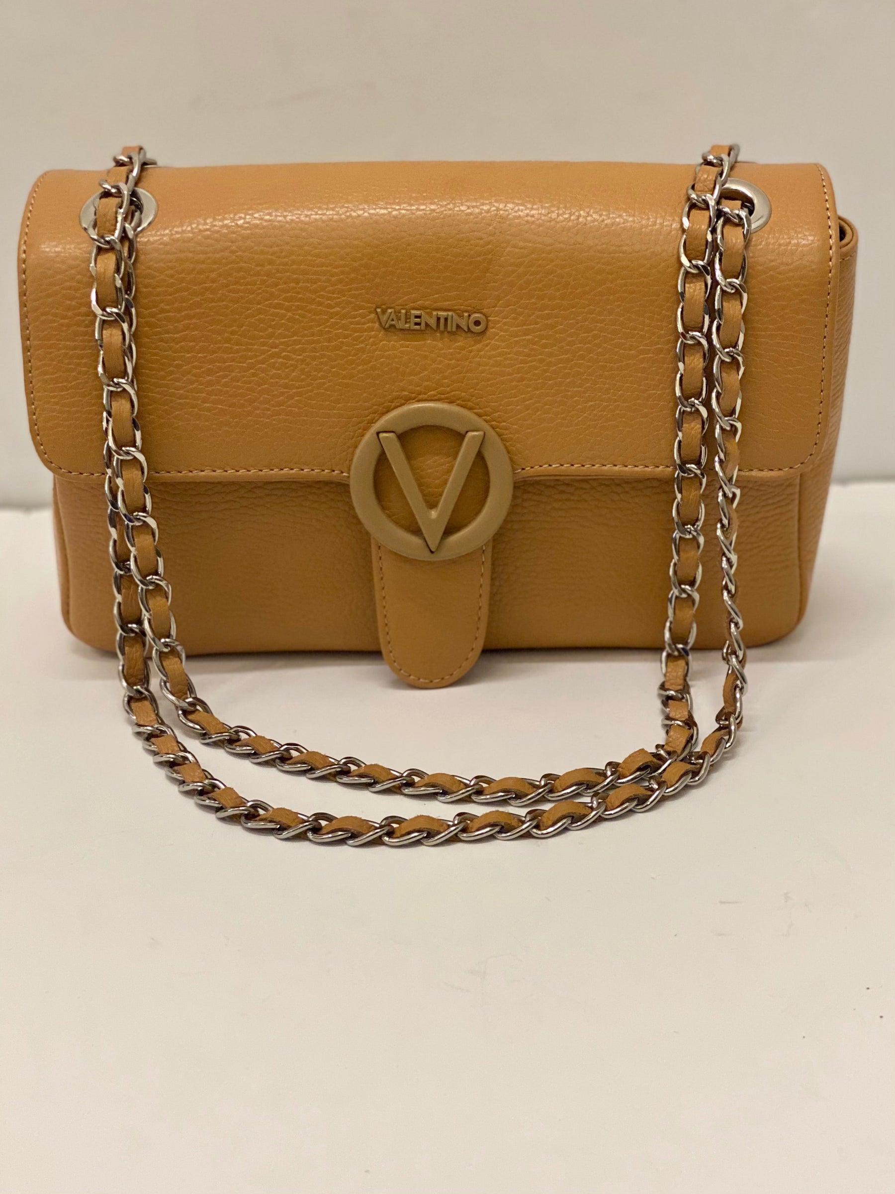 Valentino by Mario Valentino Antionette Dollaro Classic Braided Shoulder Bag