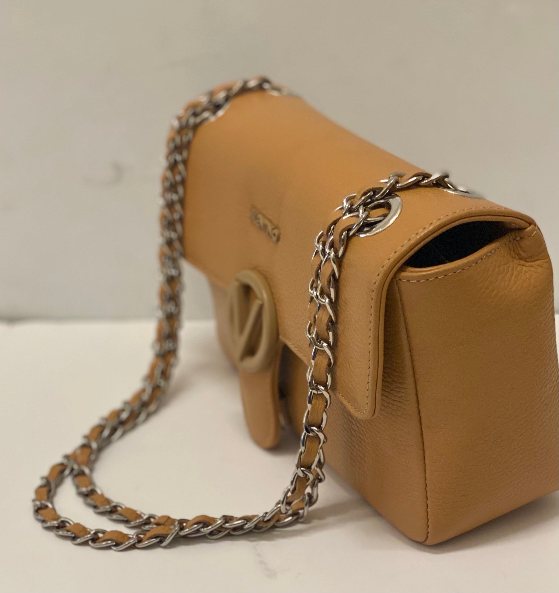 Valentino by Mario Valentino Antionette Dollaro Classic Braided Shoulder Bag