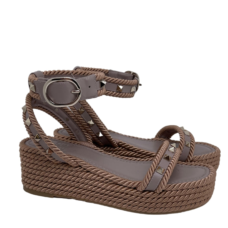 Valentino Rockstud Platform Sandal