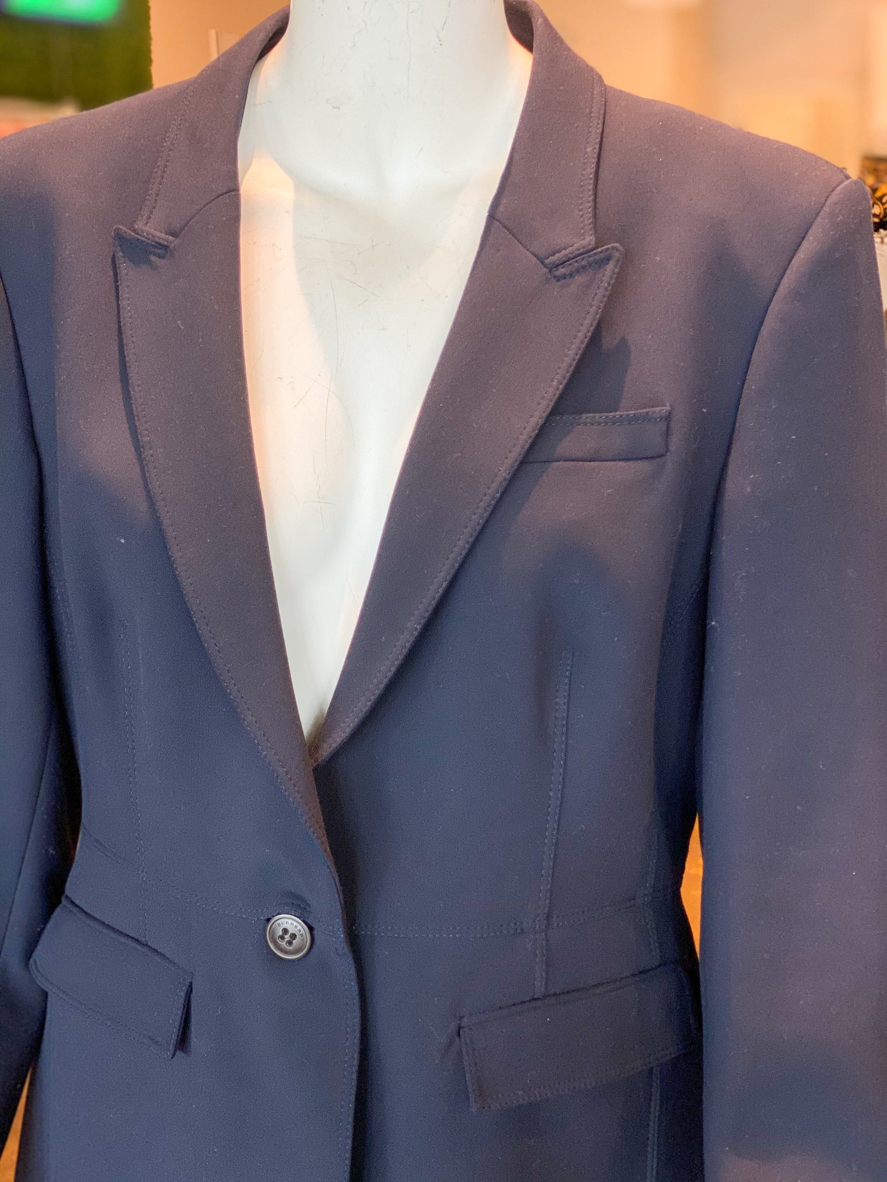 burberry blazer side