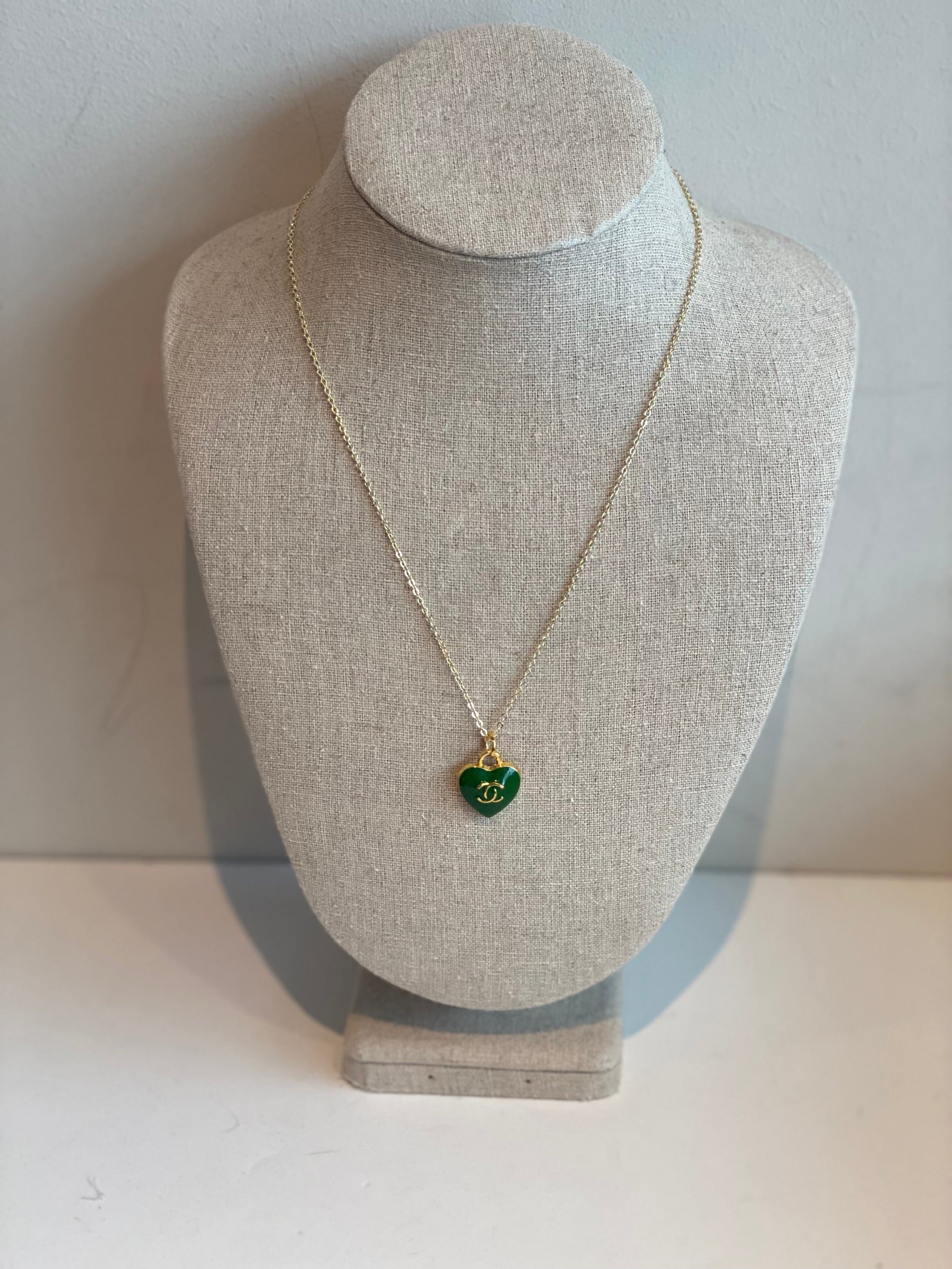 Designer Button Necklace