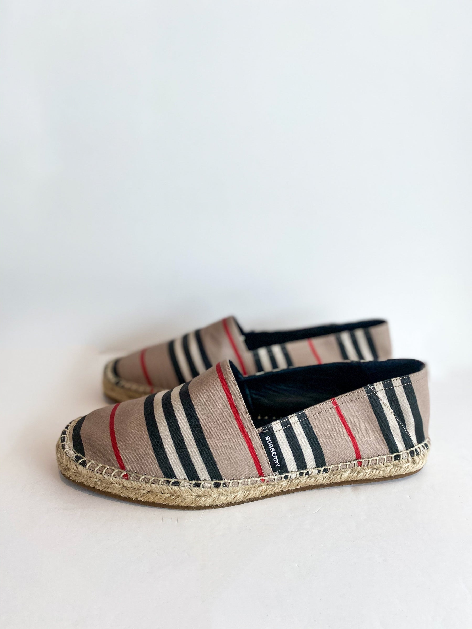 Burberry Alport Stripe Espadrille Side