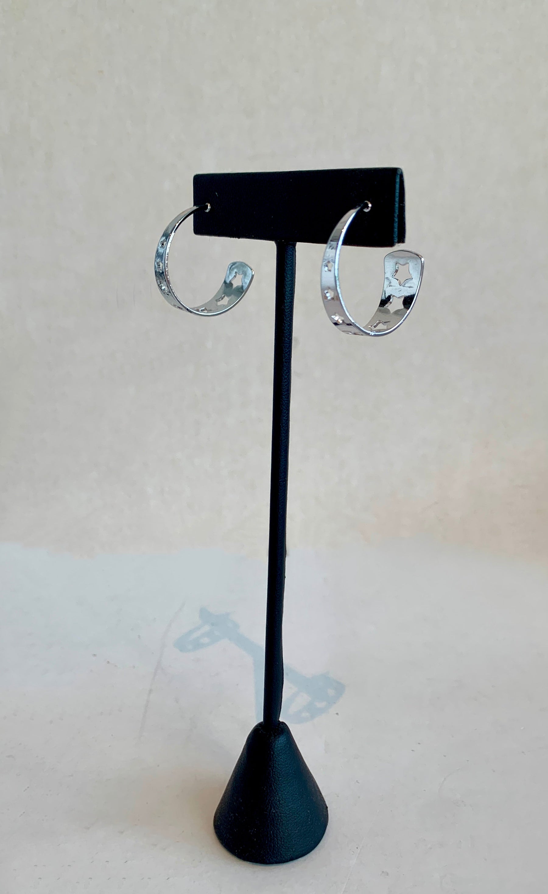 star cut-out hoops