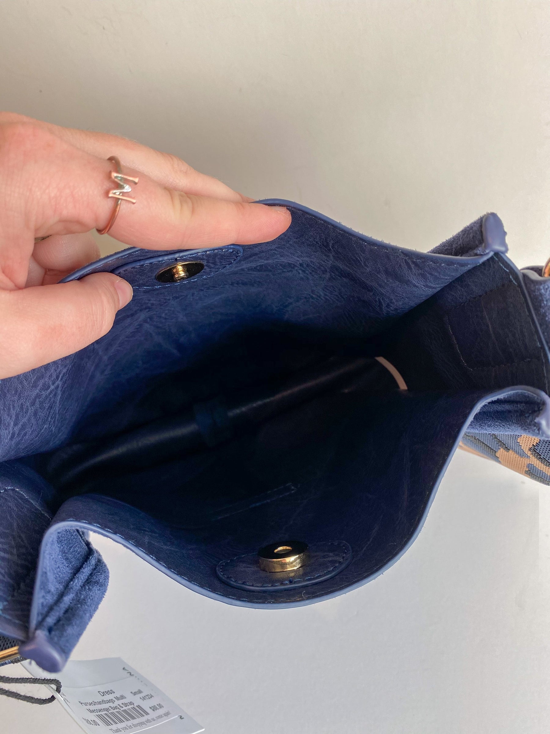 Ahdorned Mini Messenger Bag