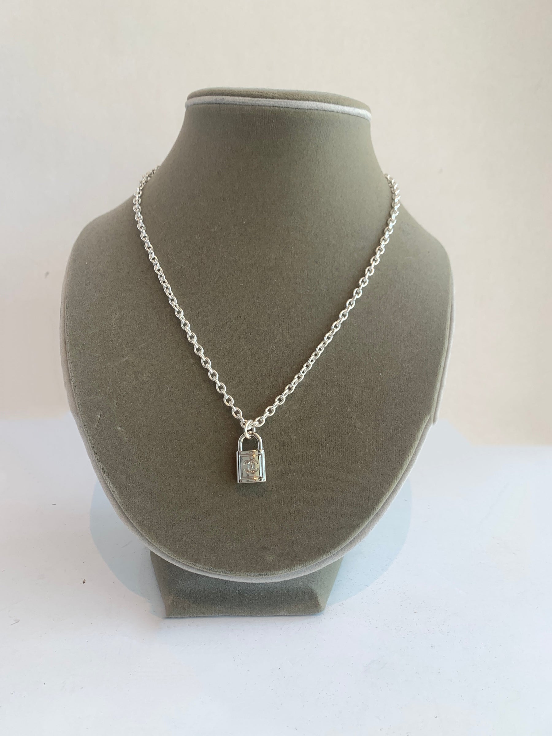 Designer Mini Lock Necklace