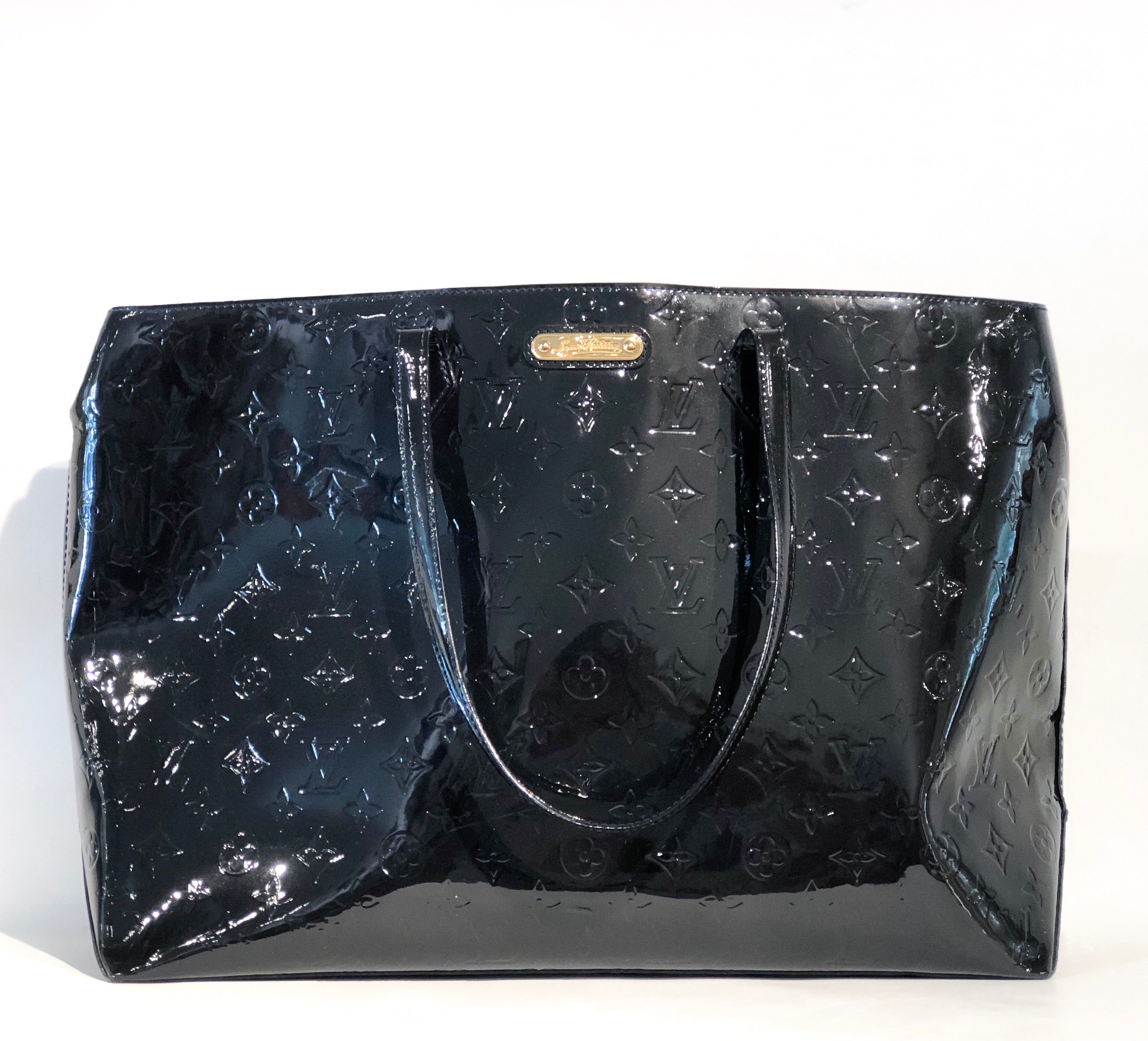 Louis Vuitton Navy Wilshire Monogram Bag