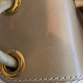 2nd Close Up of Wear Burberry Mega Nova Warrior Hobo Bag