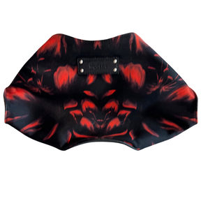 Alexander McQueen Tulip Print De Manta Satin Clutch