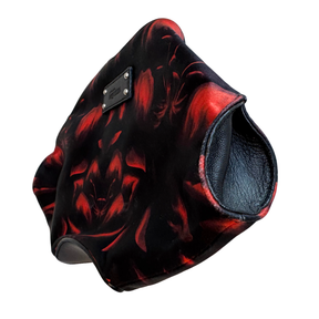 Alexander McQueen Tulip Print De Manta Satin Clutch