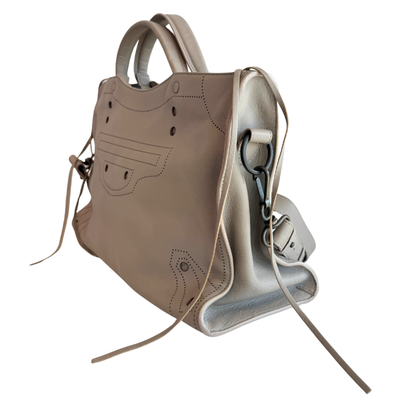 Balenciaga Motorcross Blackout City Bag