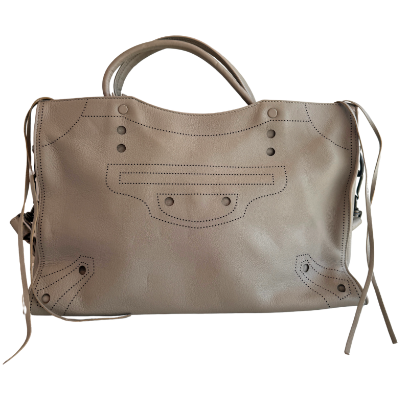 Balenciaga Motorcross Blackout City Bag