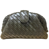 Bottega Veneta Nappa Intrecciato The Lauren 1980 Clutch With Chain