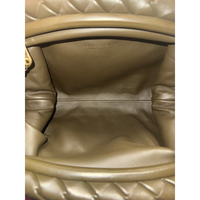 Bottega Veneta Nappa Intrecciato The Lauren 1980 Clutch With Chain