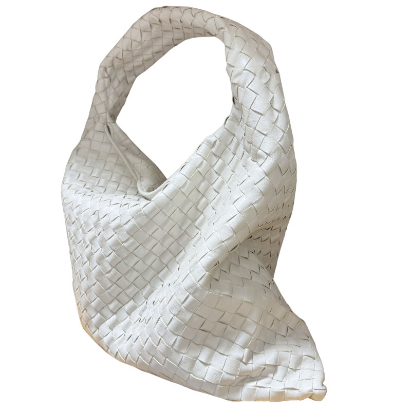 Bottega Veneta Intrecciato Leather Hop Large Tote