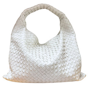 Bottega Veneta Intrecciato Leather Hop Large Tote