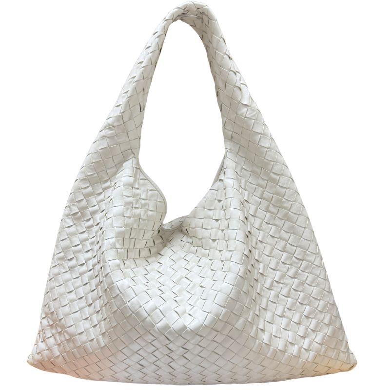 Bottega Veneta Intrecciato Leather Hop Large Tote