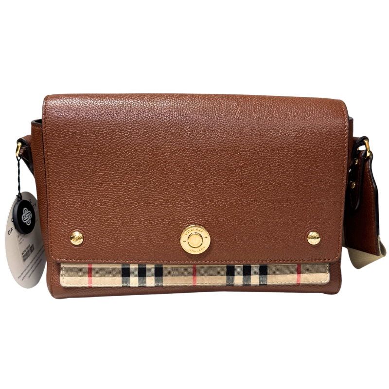 Burberry Medium Note Nova Check Crossbody