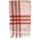 Burberry Plaid Cashmere Scarf