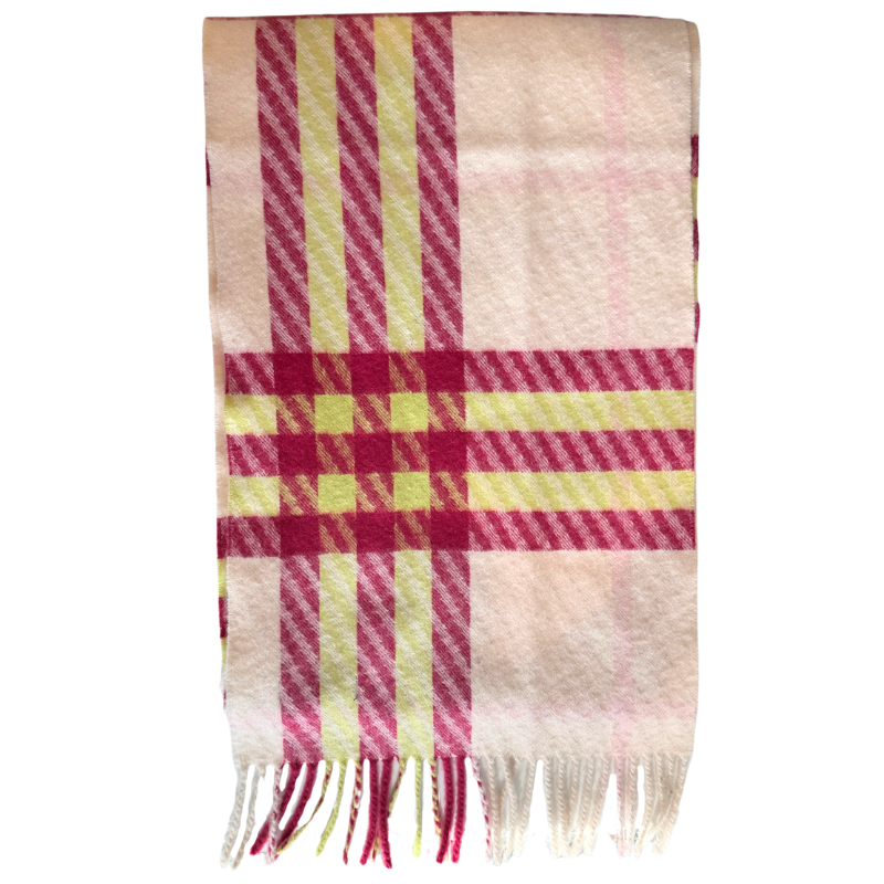 Burberry Plaid Cashmere Scarf