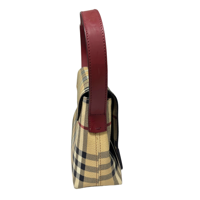 Burberry Haymarket Check Shoulder Bag