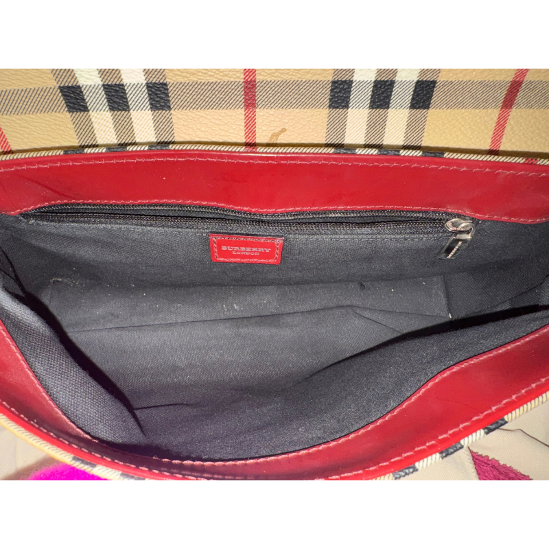 Burberry Haymarket Check Shoulder Bag