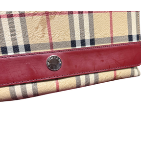 Burberry Haymarket Check Shoulder Bag