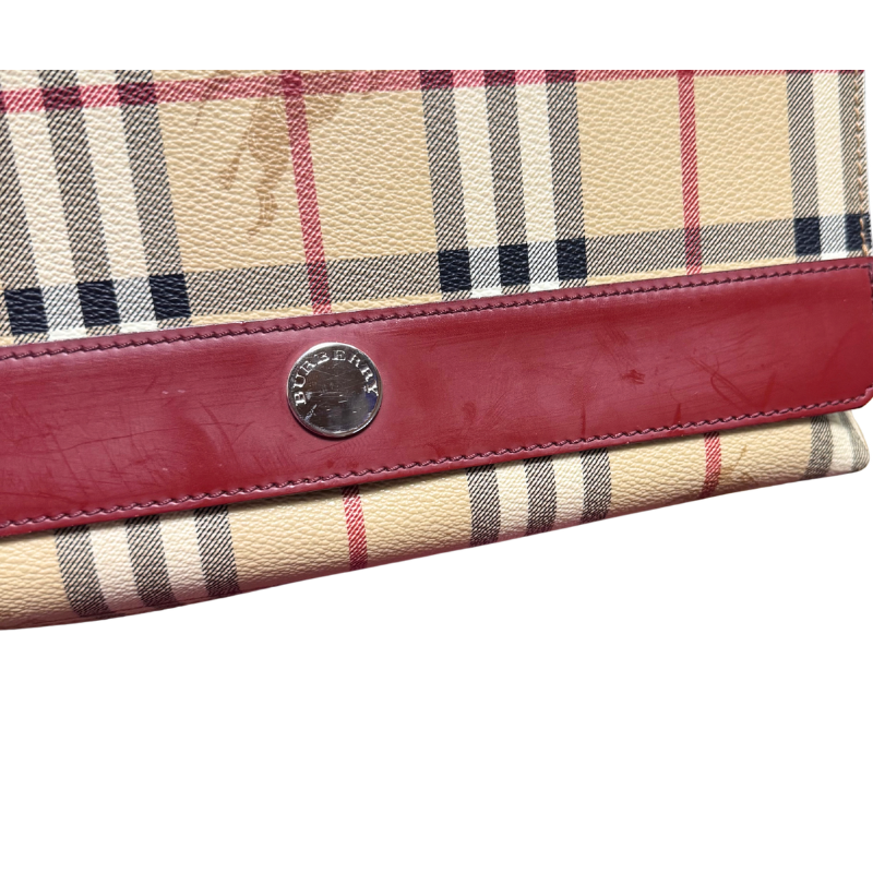Burberry Haymarket Check Shoulder Bag