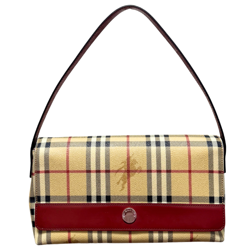Burberry Haymarket Check Shoulder Bag