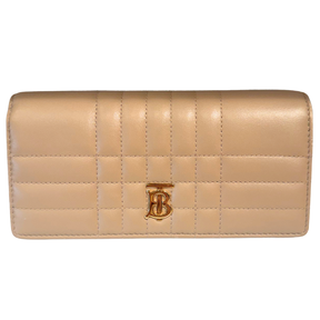 Burberry Lola Continental Quilted Wallet