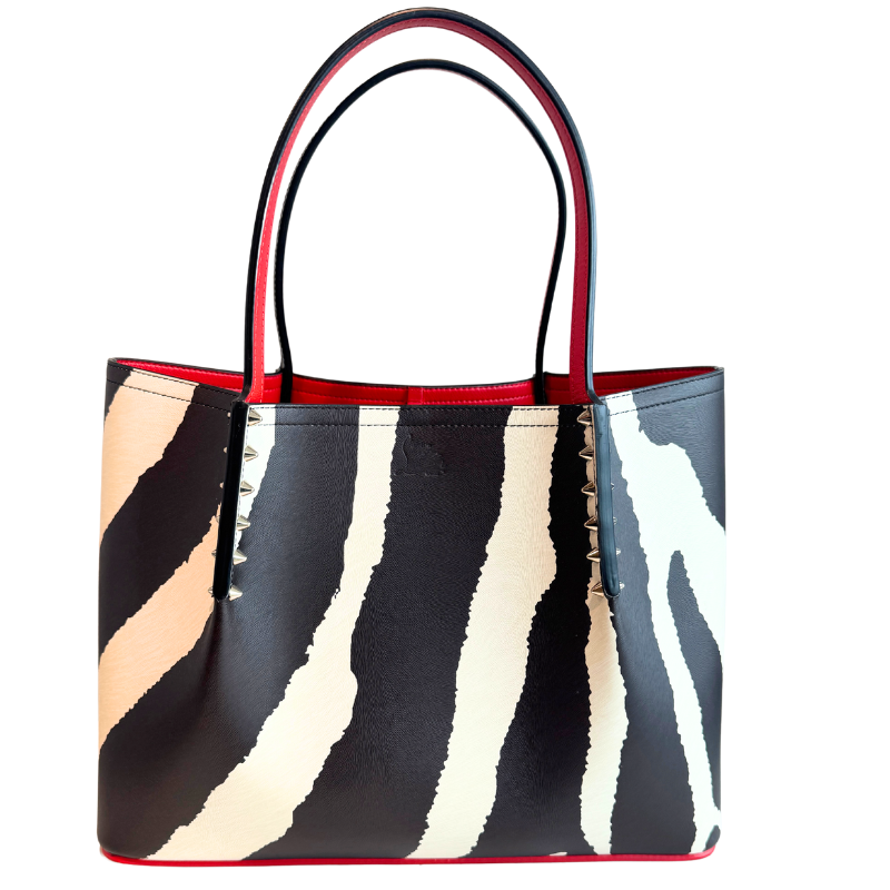 Christian Louboutin Cabarock Zebra Tote