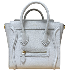 Celine Grained Leather Nano Luggage Tote