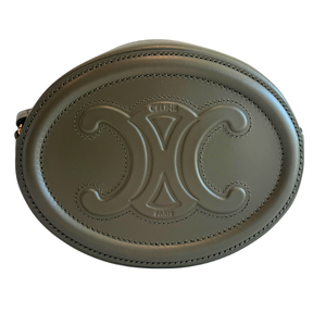Celine Cuir Triomphe Small Oval Crossbody