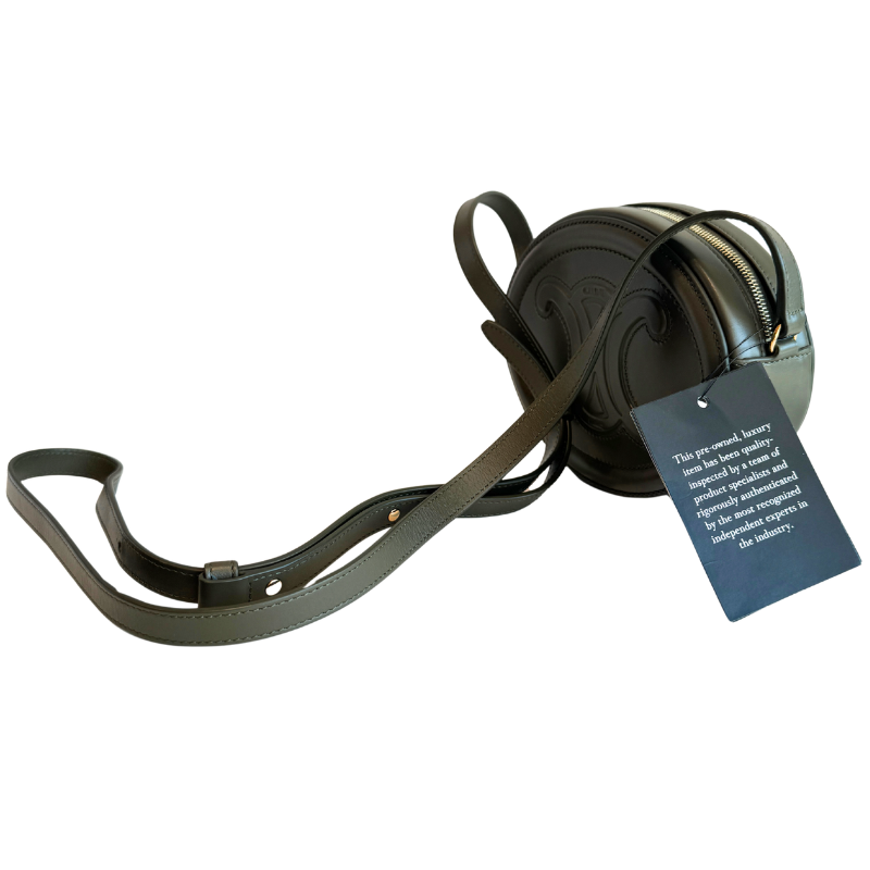 Celine Cuir Triomphe Small Oval Crossbody