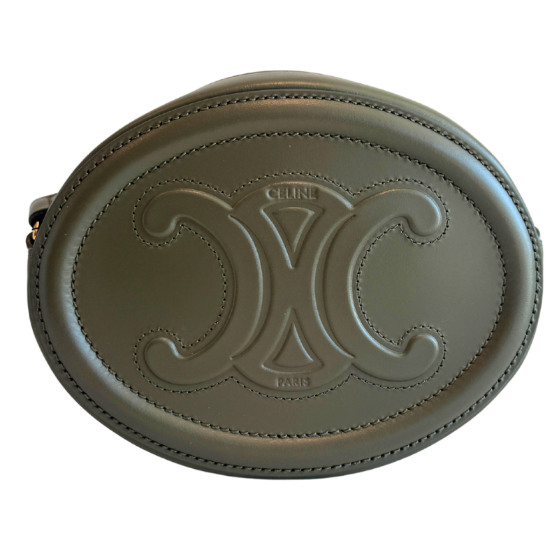 Celine Cuir Triomphe Small Oval Crossbody