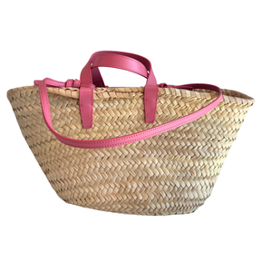 Celine Raffia Triomphe Teen Panier Tote