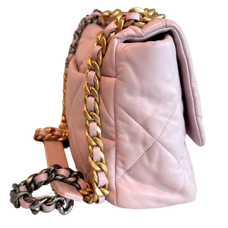 Chanel Quilted Lambskin Large 19 Flap Bag