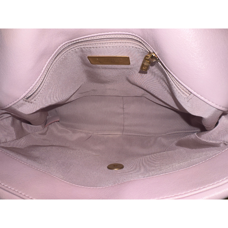 Chanel Quilted Lambskin Large 19 Flap Bag