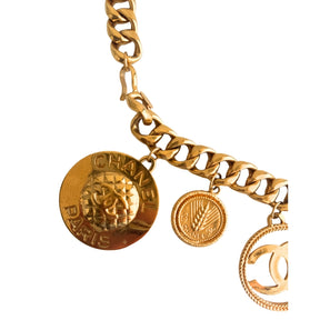 Chanel Vintage Chain-Link Charm Belt