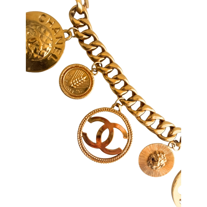 Chanel Vintage Chain-Link Charm Belt