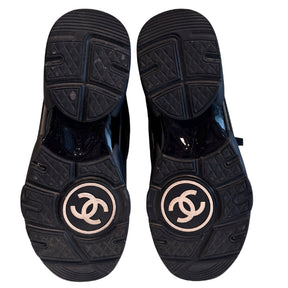 Chanel Mesh, Suede, & Grained Leather CC Sneakers