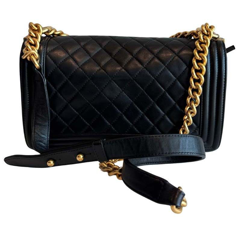 Chanel Quilted Lambskin Medium Boy Flap Bag