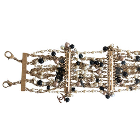 Chanel Multi Strand CC Wrap Bracelet