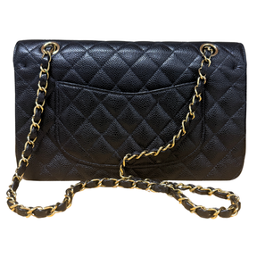 Chanel Quilted Caviar Leather Medium Classic Double Flap Bag