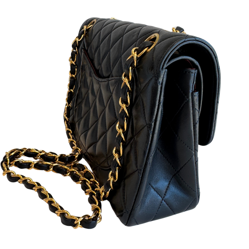 Chanel Quilted Lambskin Small Double Flap Bag