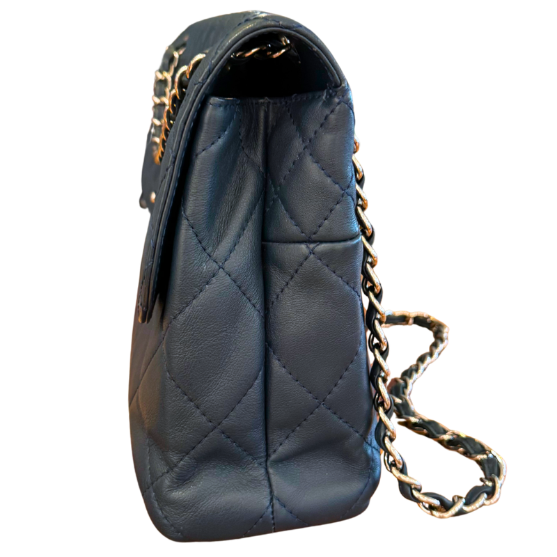 Chanel Calfskin Quilted In The Business Flap Bag