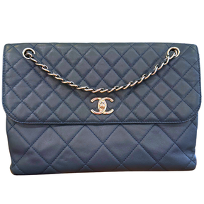 Chanel Calfskin Quilted In The Business Flap Bag